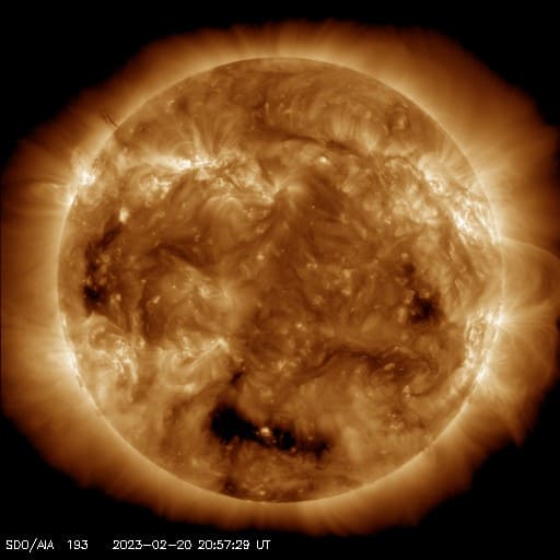 Sun in February 2023. Photo credit: NASA
